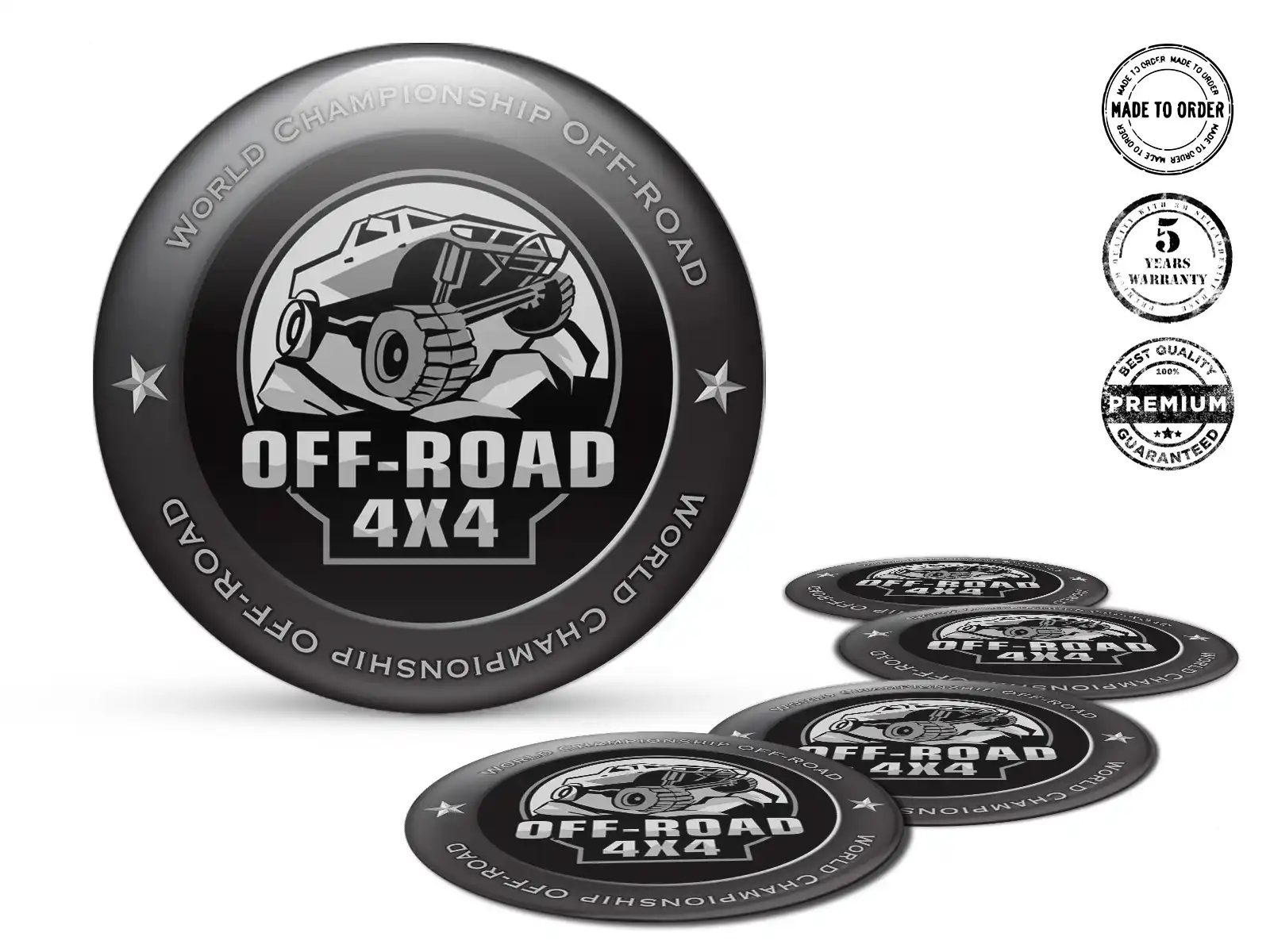 Domed Stickers Sports Temporal Surge Grid
